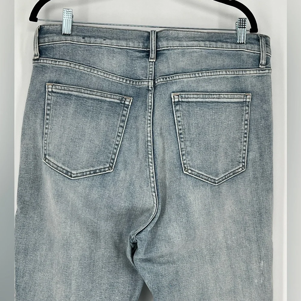 GAP 1969‎ distressed light-wash skinny ripped jeans